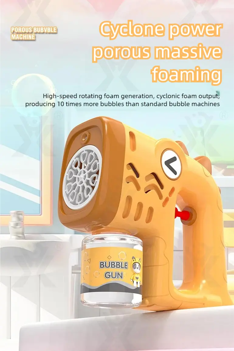 2-in-1 Dinosaur Bubble Water Gun Toy For Kids (TB-4879029) — illustrated product details, panel 9