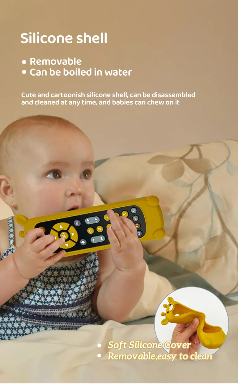Baby Remote Control Toy with Multi-Language Learning & Teething-Safe Design (TB-4465380) — illustrated product details, panel 7