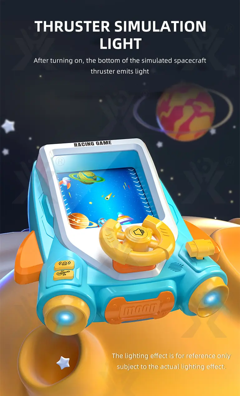 2-in-1 Driving & Space Flight Simulation Toy with Lights, Sounds, and Interactive Controls (TB-4024130) — illustrated product details, panel 6