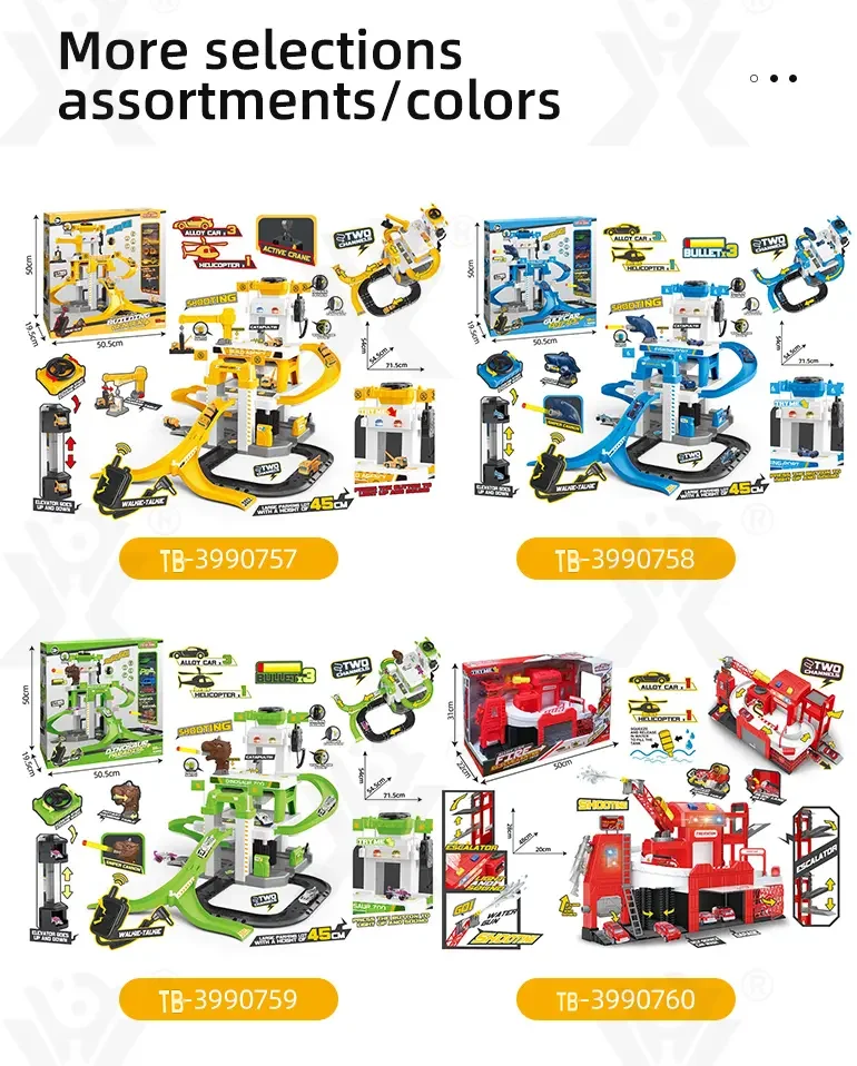 Engineering Parking Lot Toy with Lights, Sounds & Interactive Features (TB-3990757) — illustrated product details, panel 6