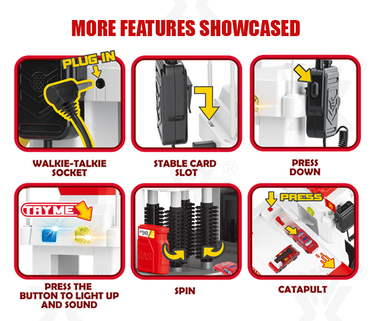 Parking Lot Toy With Multi-Scenario Play (TB-3990755) — illustrated product details, panel 10