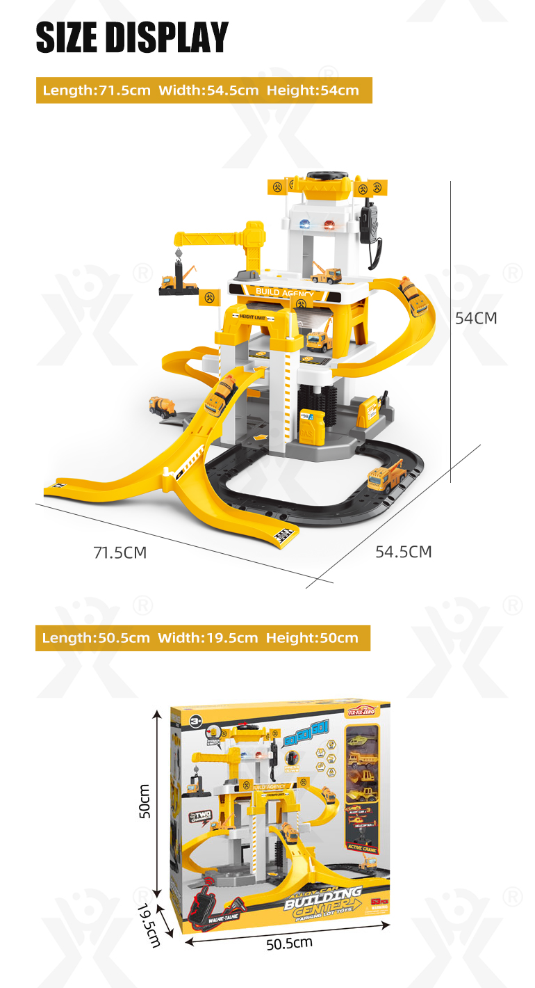 Parking Lot Toy With Multi-Scenario Play (TB-3990755) — illustrated product details, panel 11