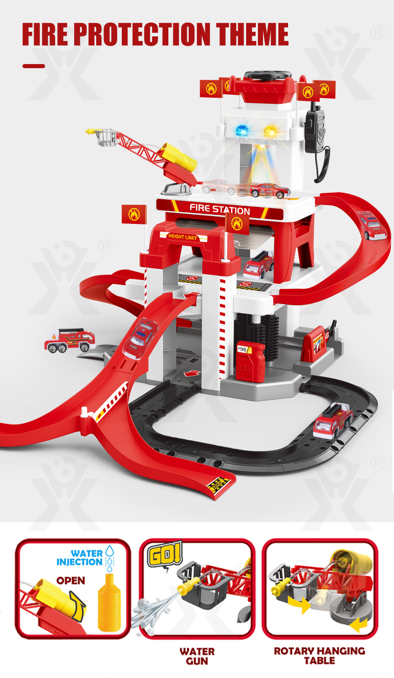 Parking Lot Toy With Multi-Scenario Play (TB-3990755) — illustrated product details, panel 4