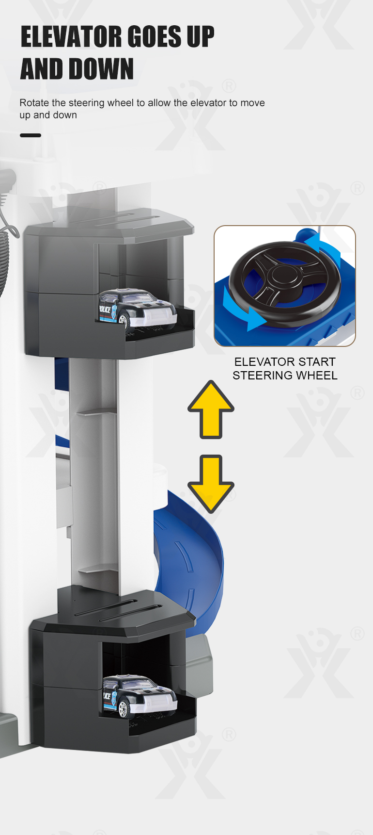 Parking Lot Toy With Multi-Scenario Play (TB-3990755) — illustrated product details, panel 8