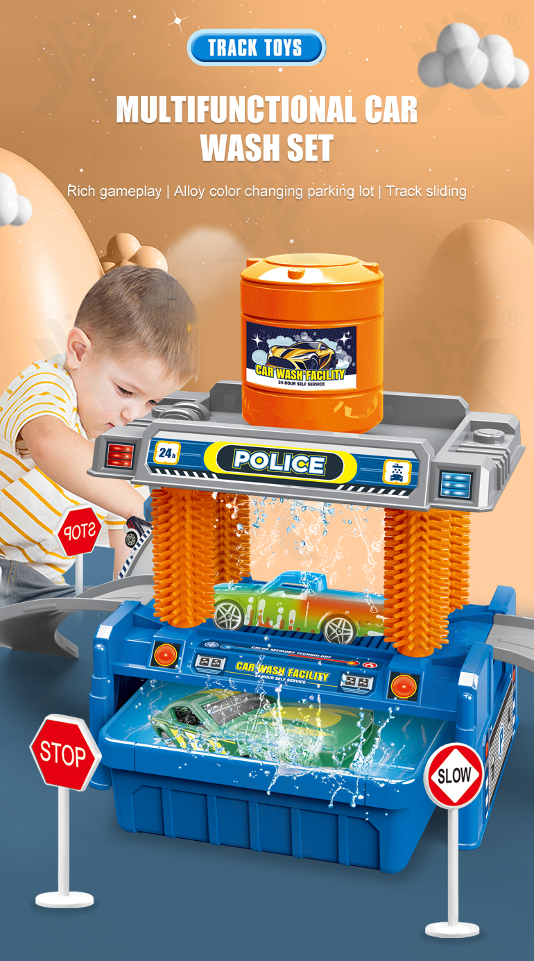 Multifunctional Police Car Wash Set (TB-4356500) — illustrated product details, panel 1