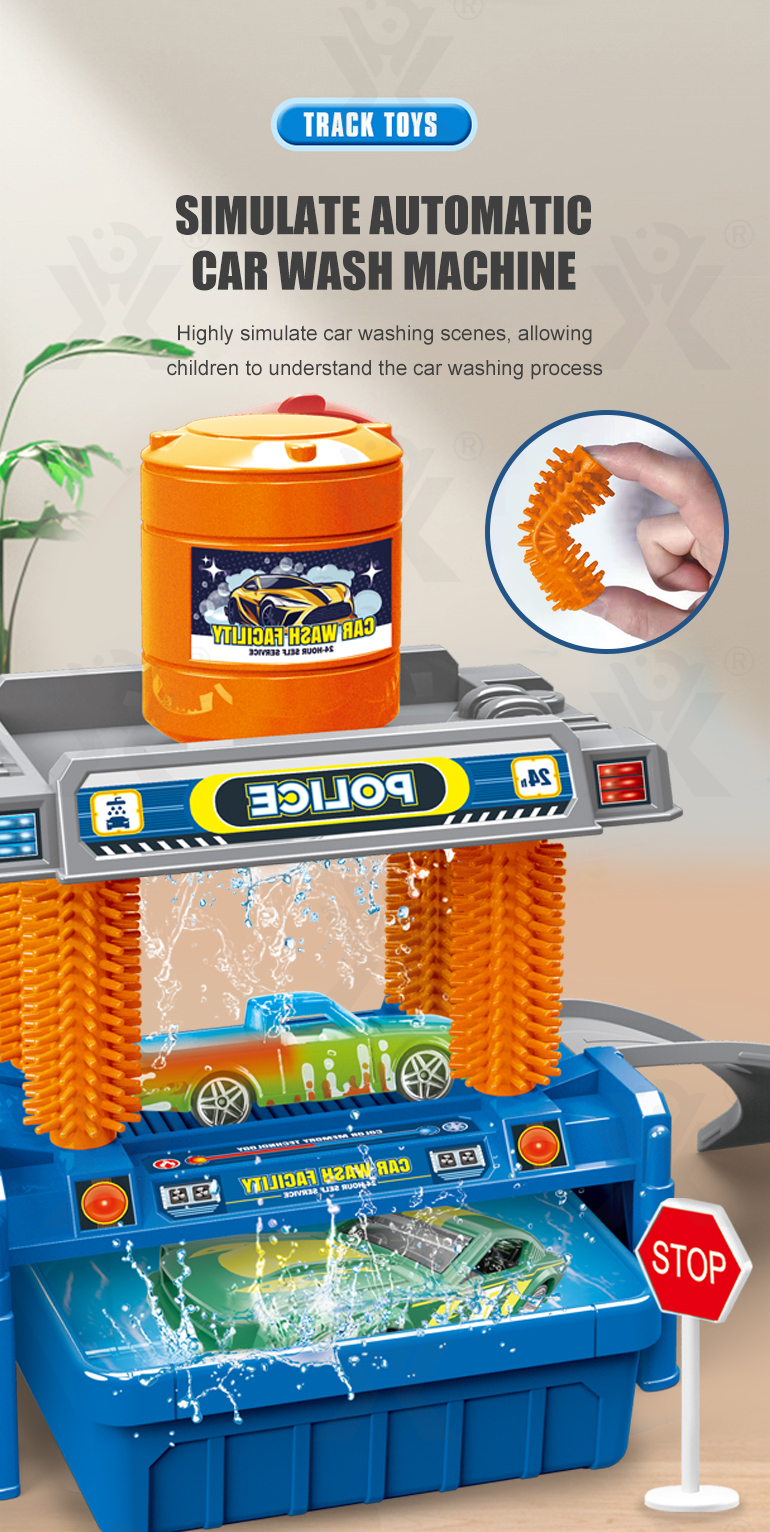 Multifunctional Police Car Wash Set (TB-4356500) — illustrated product details, panel 4