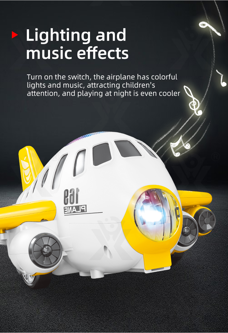 Aircraft Toy with RC Drive & One-Click Launch (TB-4305649) — illustrated product details, panel 3