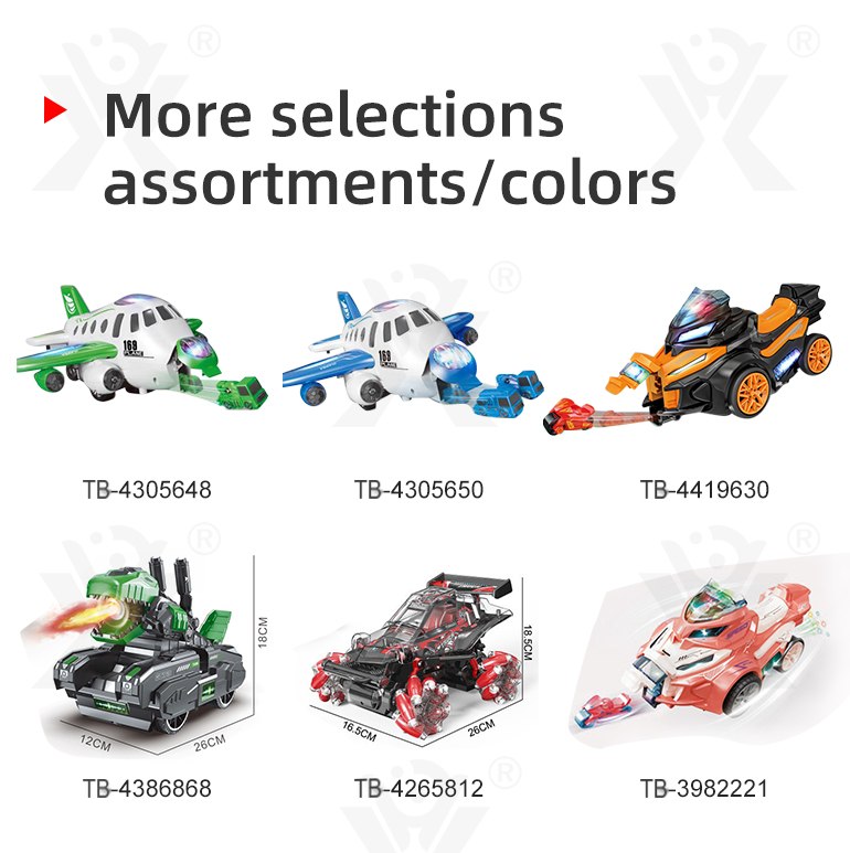 Aircraft Toy with RC Drive & One-Click Launch (TB-4305649) — illustrated product details, panel 6