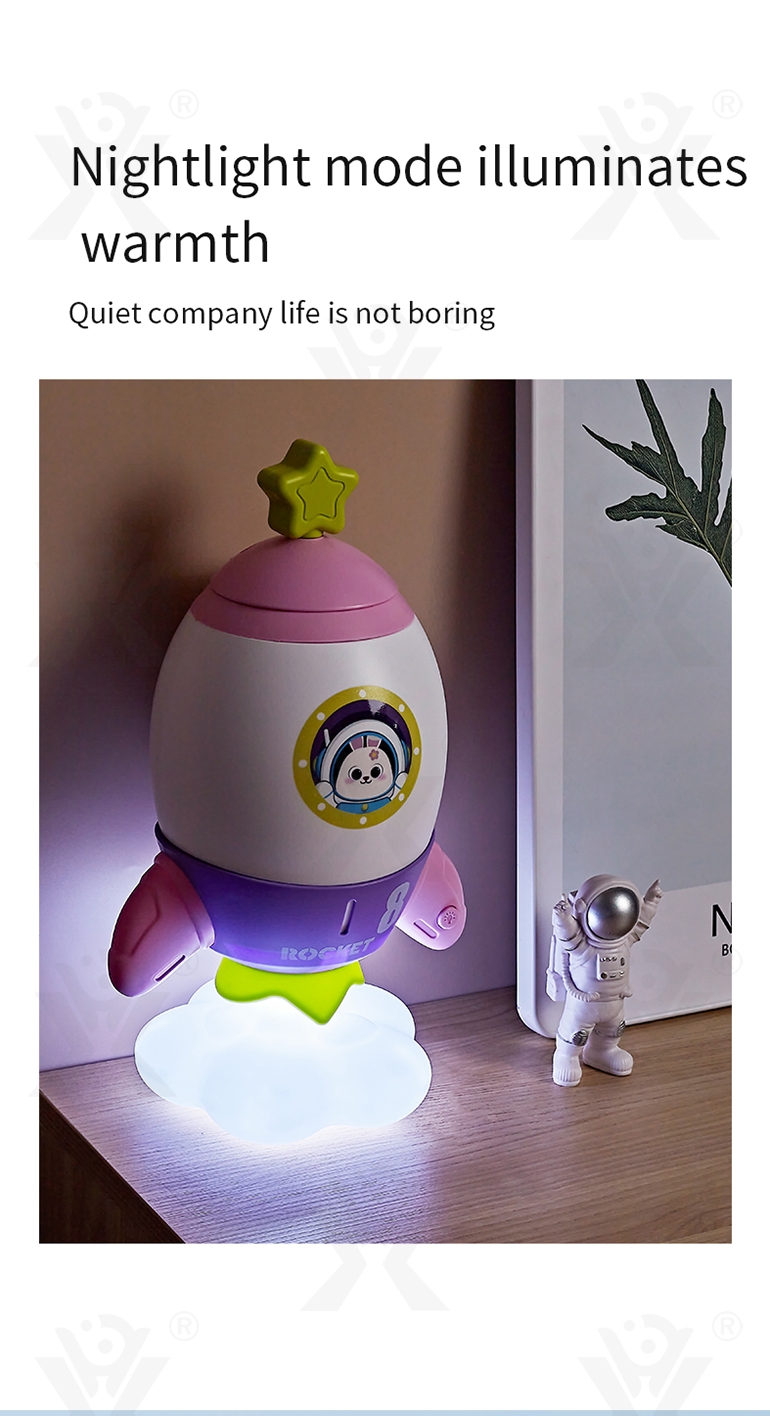Rocket Piggy Bank Toy with Night Light (TB-4007537) — illustrated product details, panel 7