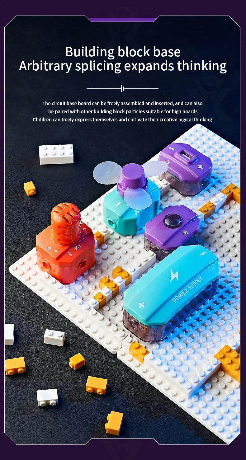 Electronic Bricks With 100+ Circuit Experiments (TB-4124842) — illustrated product details, panel 12