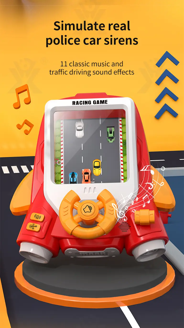 2-in-1 Space Car Game Machine Toy with Lights, Sounds, and Dual Charging Options (TB-4024131) — illustrated product details, panel 5