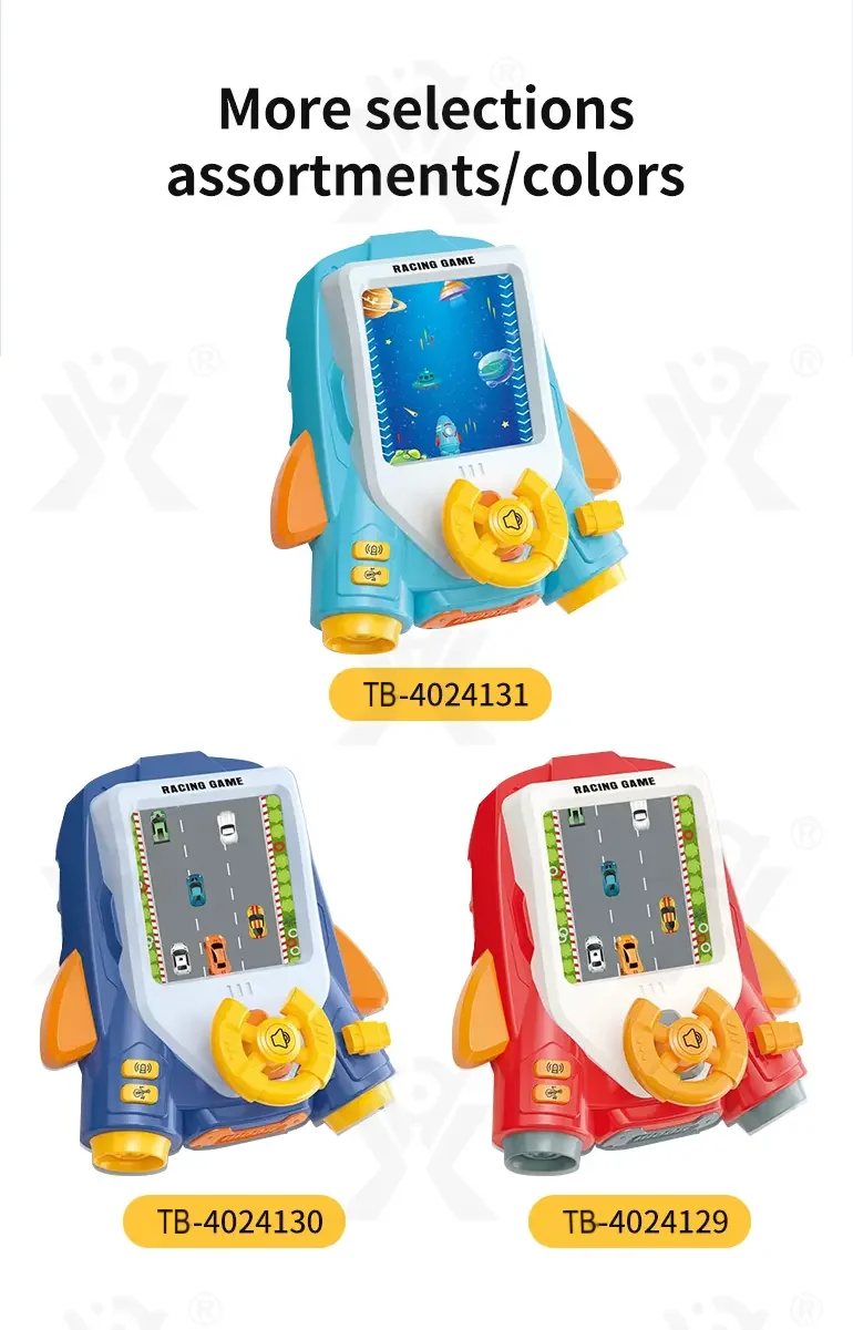 2-in-1 Space Car Game Machine Toy with Lights, Sounds, and Dual Charging Options (TB-4024131) — illustrated product details, panel 9