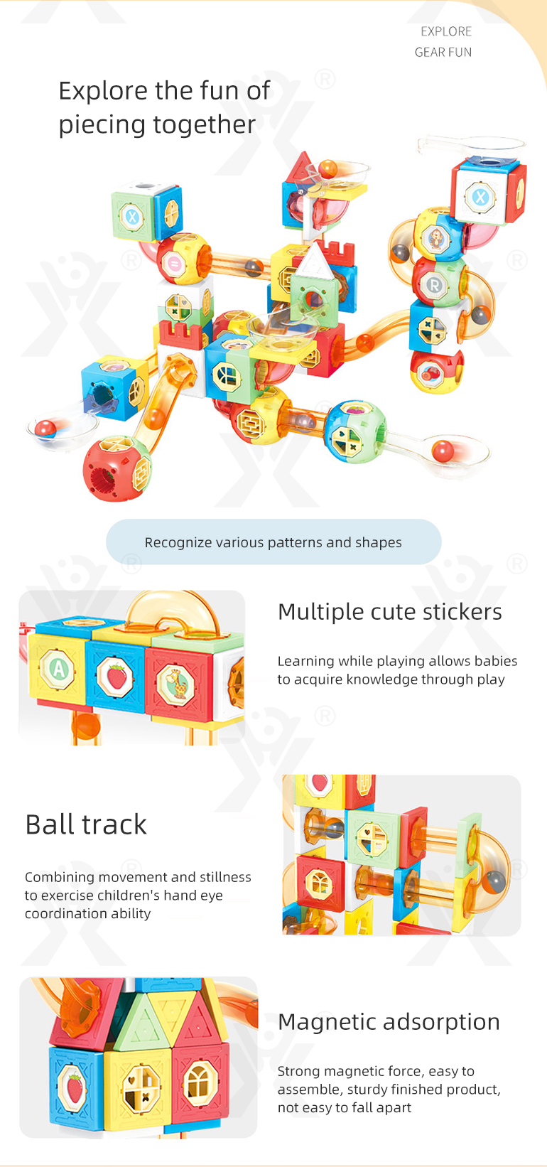 Transparent 3-in-1 Magnetic Building Blocks (TB-4414431) — illustrated product details, panel 2