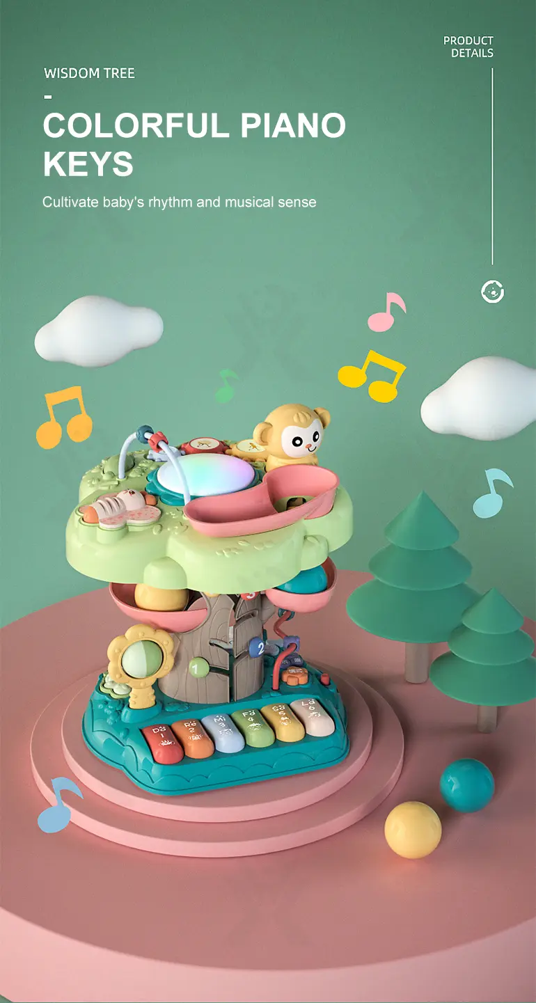 Wisdom Tree Toy With Multi-functions (TB-2118090) — illustrated product details, panel 3