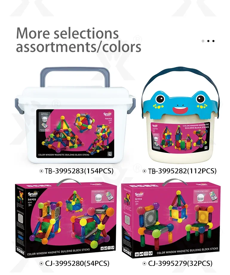 Magnetic Toy with Color Window and Romote-Controlled Light (TB-3995279) — illustrated product details, panel 8