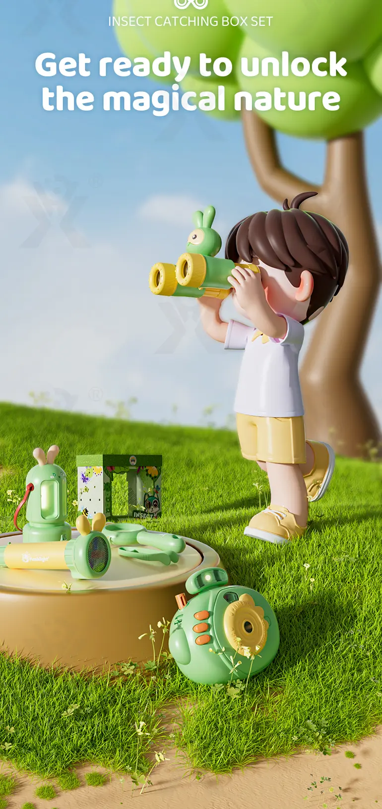 Complete 12-in-1 Outdoor Diy Exploration Set (TB-4469319) — illustrated product details, panel 3