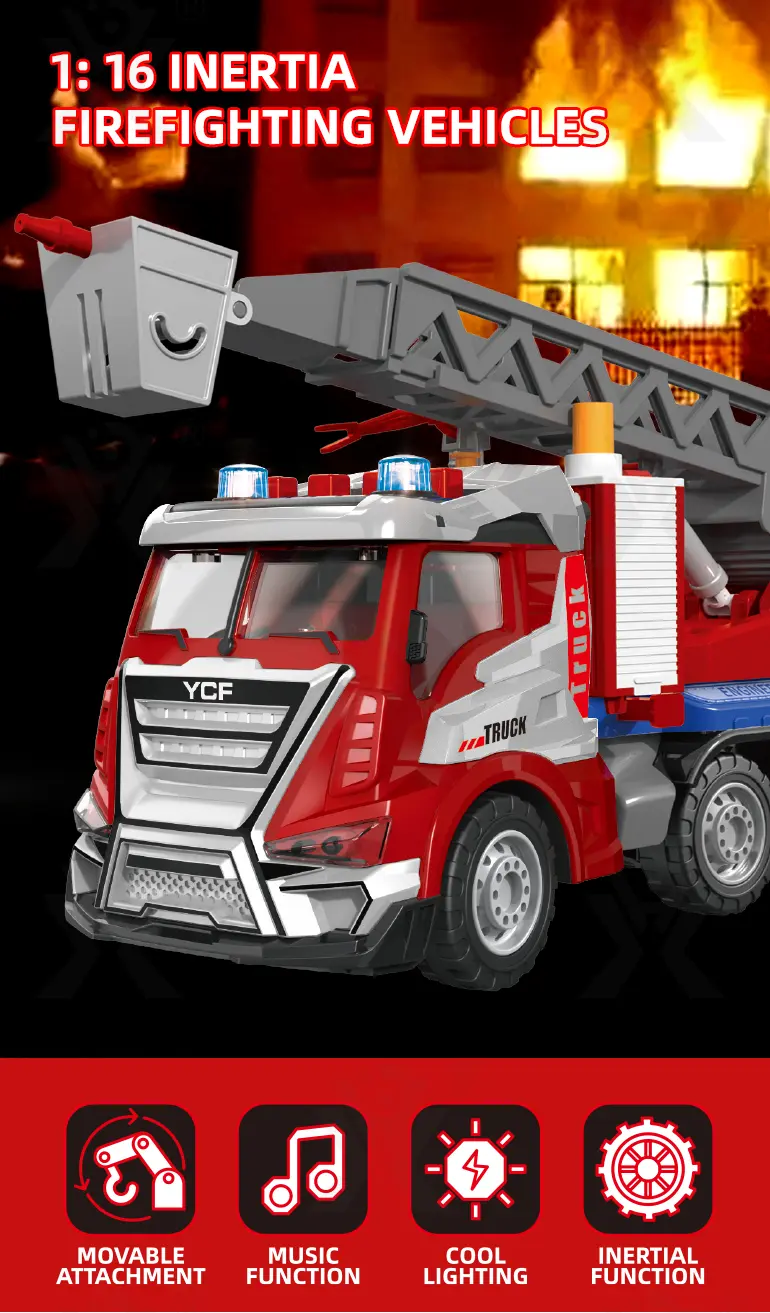 Fire Fighting Truck Toys (TB-4033920) — illustrated product details, panel 1