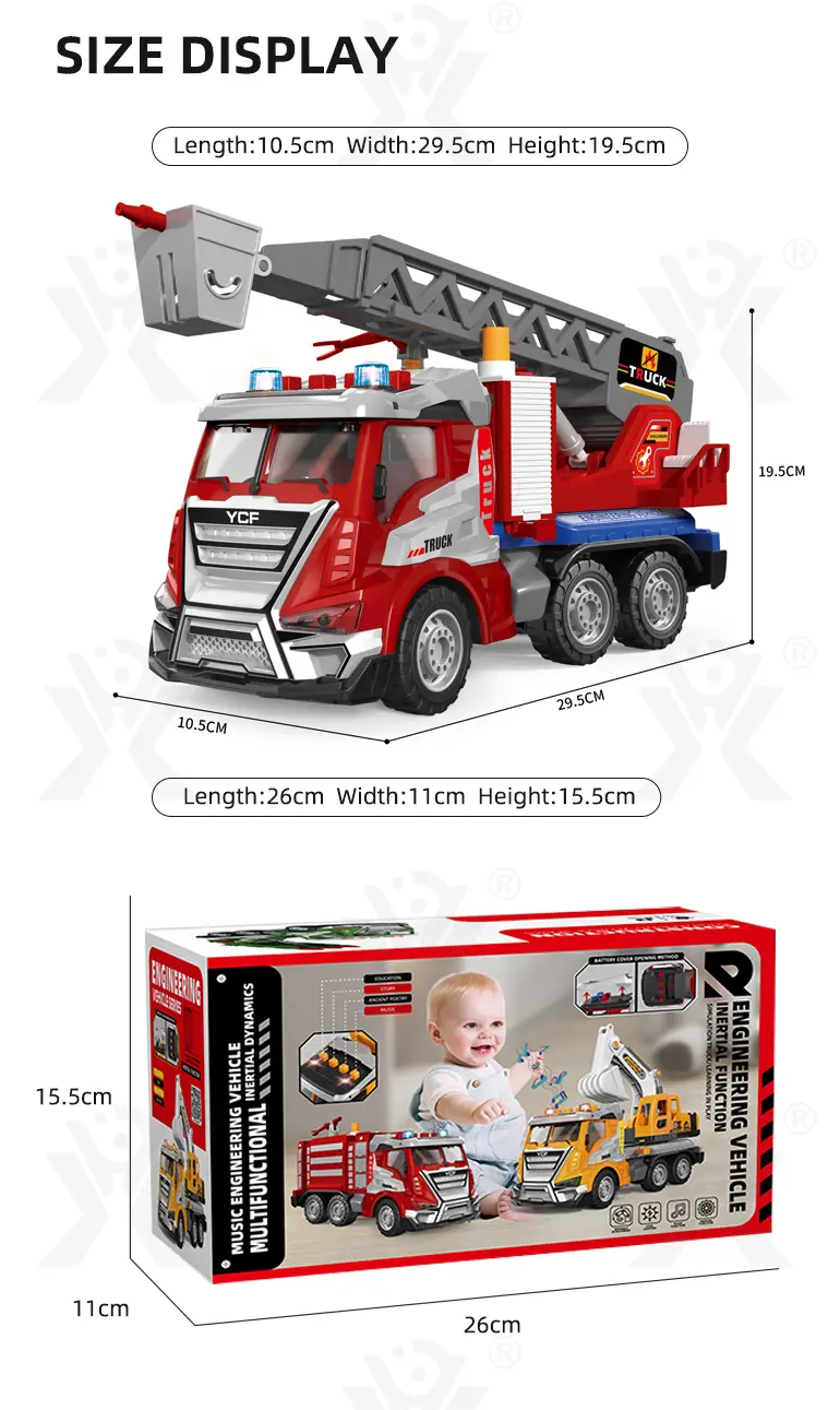 Fire Fighting Truck Toys (TB-4033920) — illustrated product details, panel 9