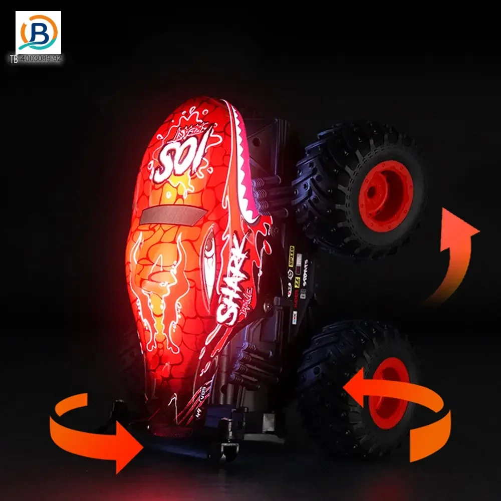 RC Stunt Dancing Car Toy with LED Light, Music (TB-4003089) — product photograph 4