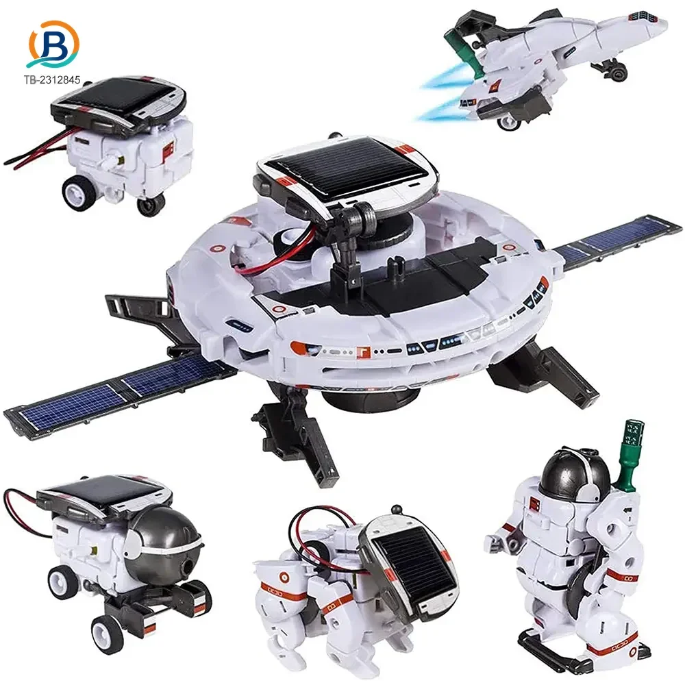 6-in-1 Solar Robot Toy Powered By Solar Energy for Kids STEM Learning (TB-2312845) — product photograph 1