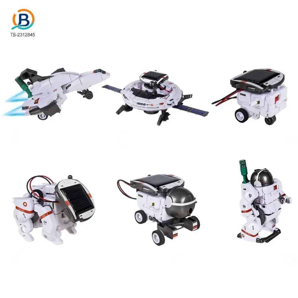 6-in-1 Solar Robot Toy Powered By Solar Energy for Kids STEM Learning (TB-2312845) — product photograph 2