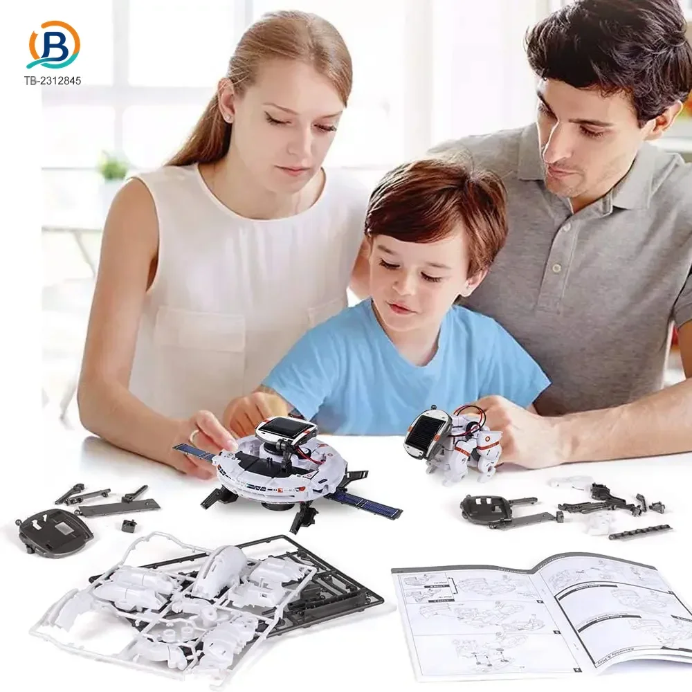 6-in-1 Solar Robot Toy Powered By Solar Energy for Kids STEM Learning (TB-2312845) — product photograph 3