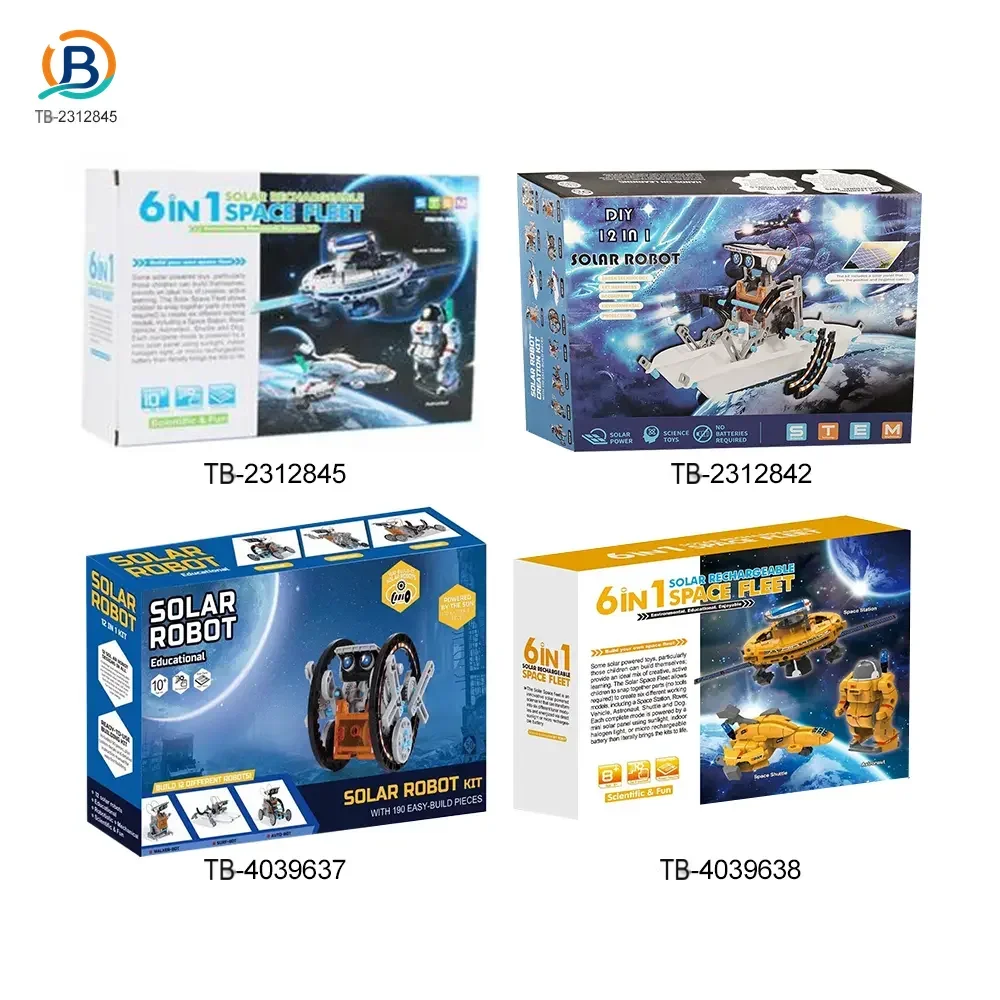 6-in-1 Solar Robot Toy Powered By Solar Energy for Kids STEM Learning (TB-2312845) — product photograph 5