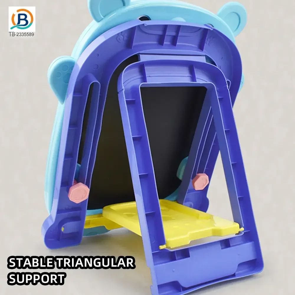 Double-Sided Kids Drawing Board with Adjustable Easel & Storage Tray (TB-2335589) — product photograph 3