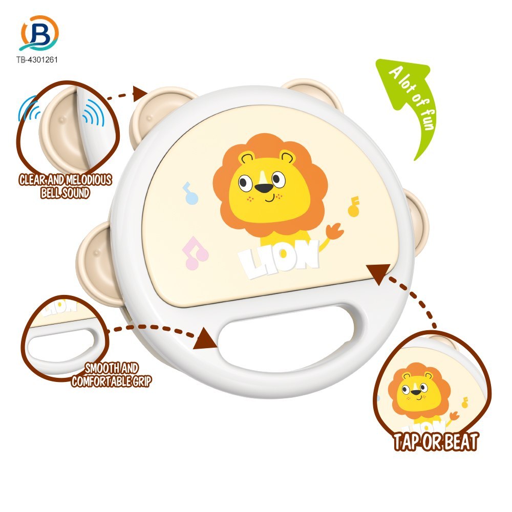 Baby Hand Drum Toy with Shake & Clap Sounds (TB-4301261) — product photograph 5