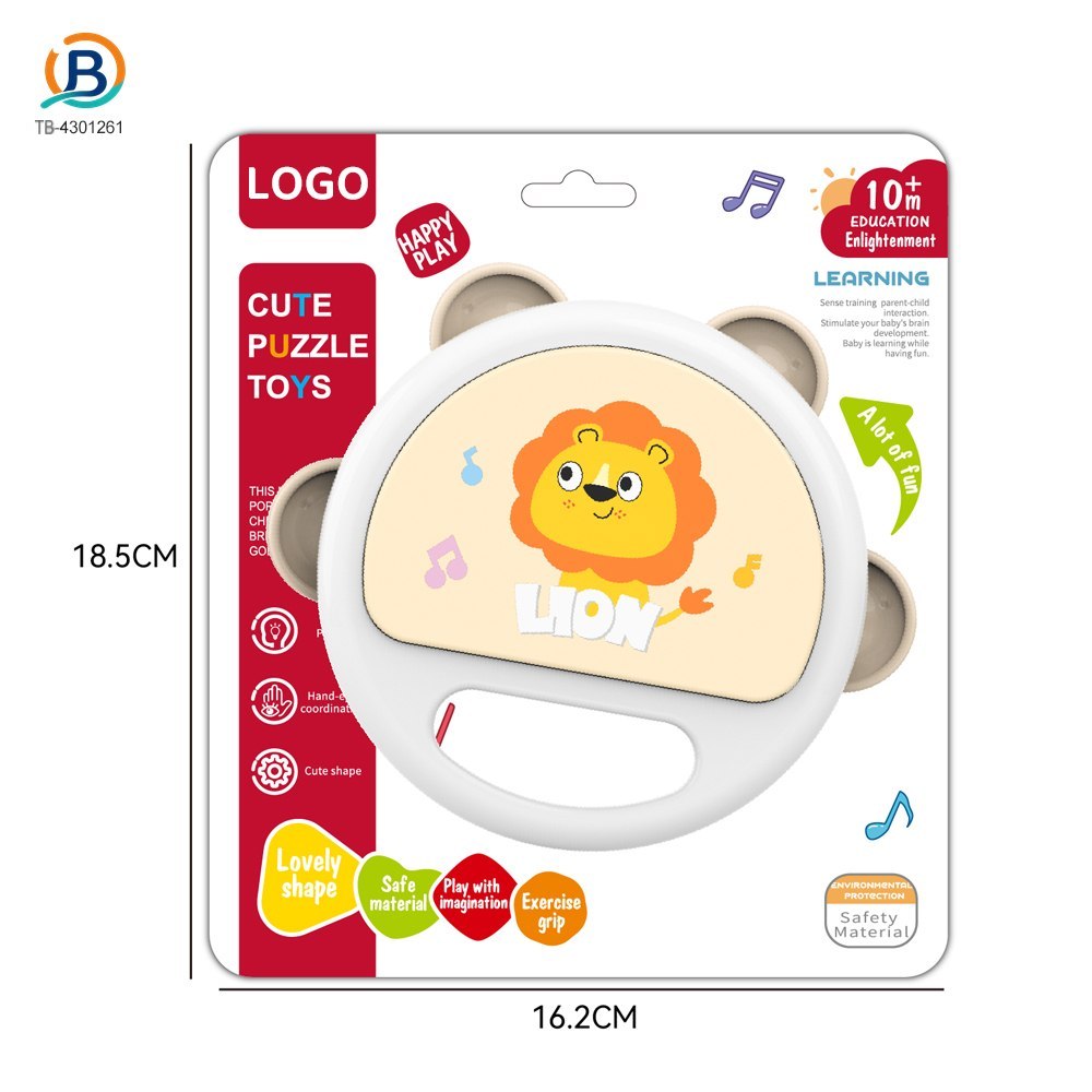 Baby Hand Drum Toy with Shake & Clap Sounds (TB-4301261) — product photograph 6
