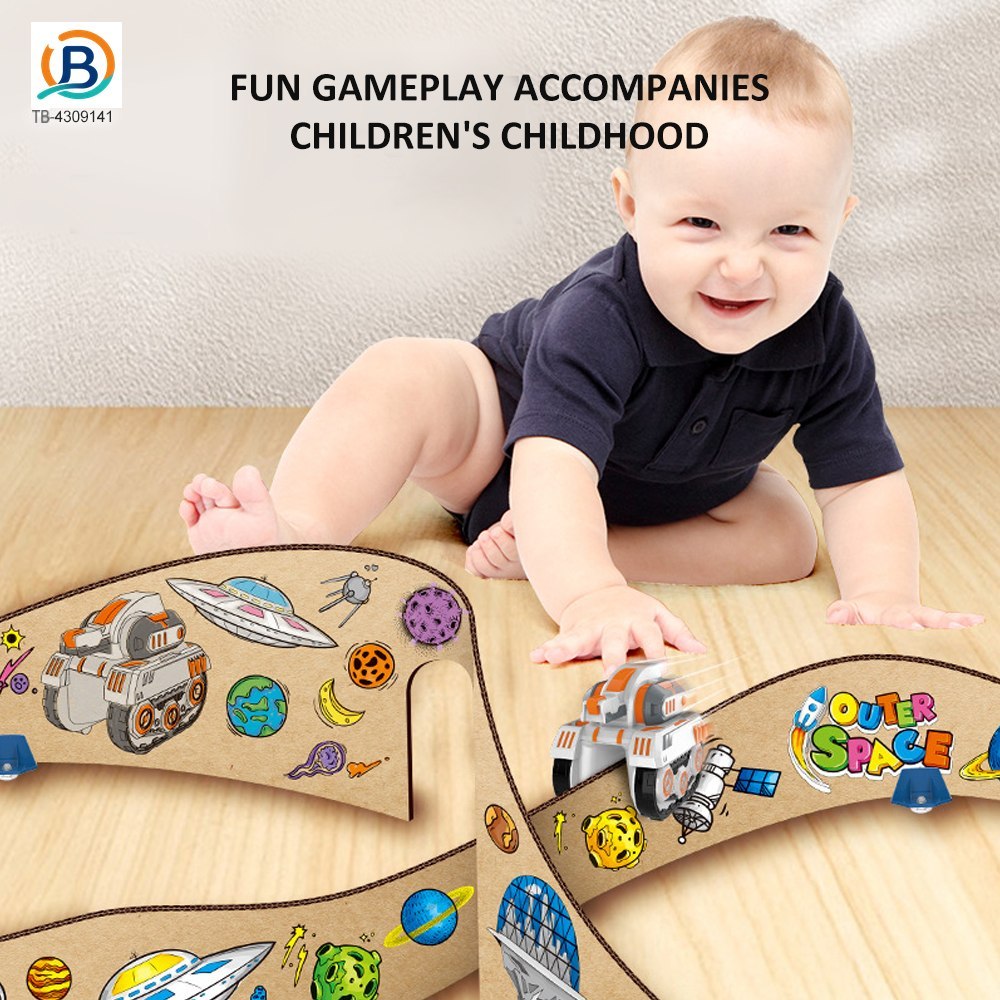 Panzer-Spielbahn aus Karton zum Selbstbauen (TB-4309141) – Produktfoto 5