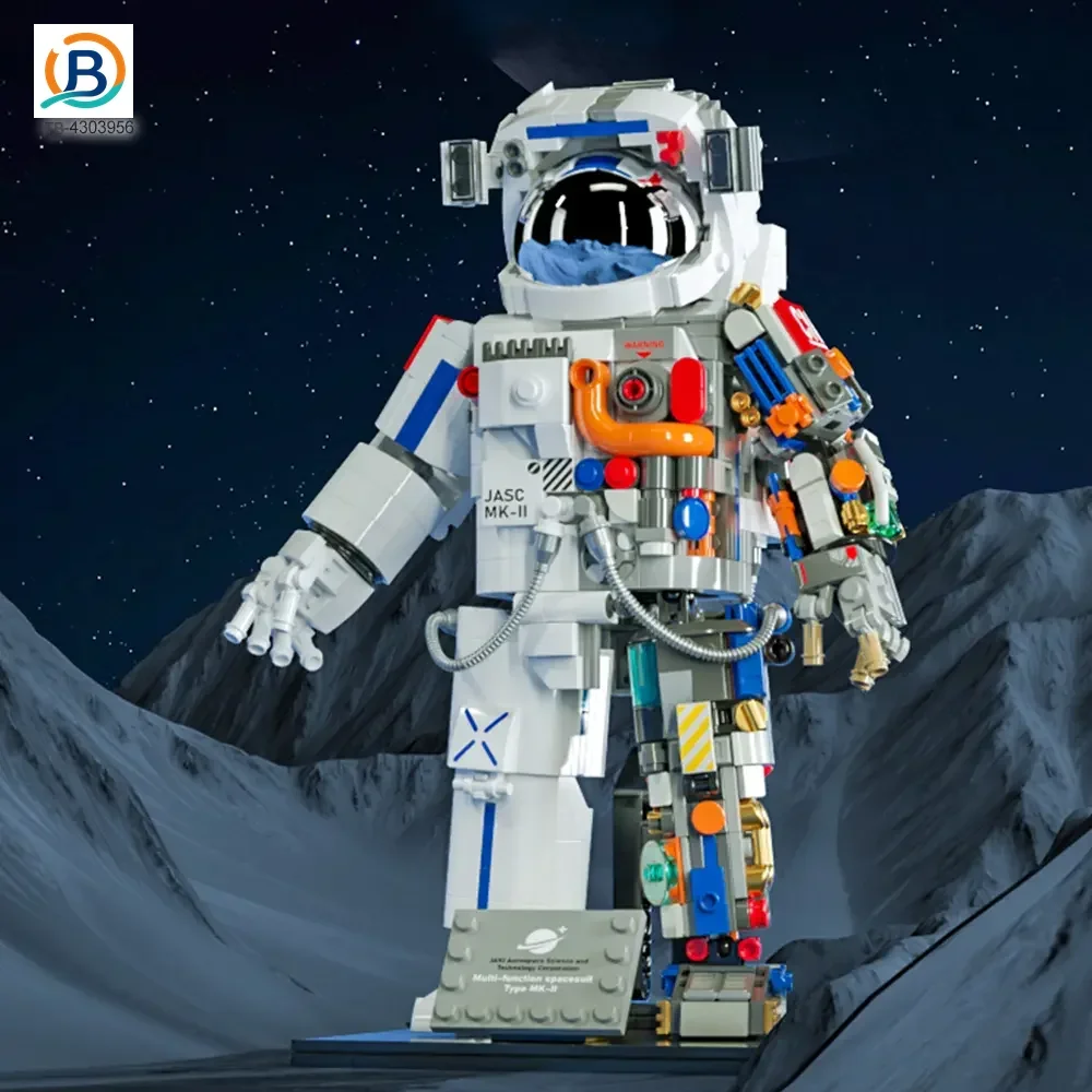 Astronaut Model Toy with Movable Joints & Electroplated Helmet (TB-4303956) — product photograph 2