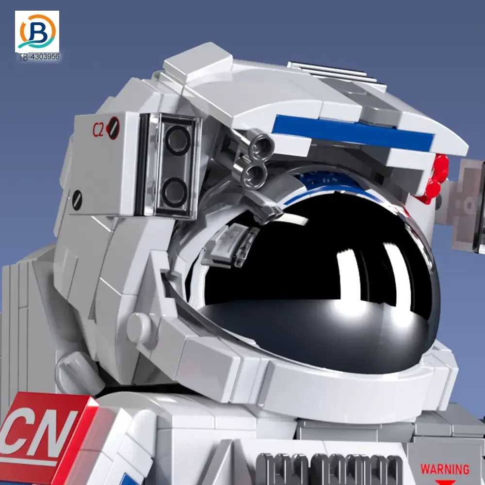 Astronaut Model Toy with Movable Joints & Electroplated Helmet (TB-4303956) — product photograph 4