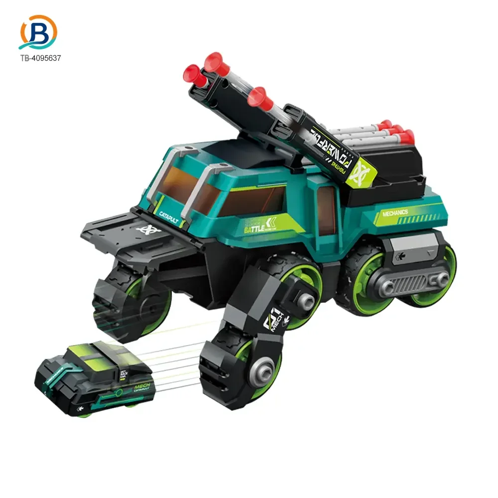 Diecast Ejection 2-in-1 Chariot with Deformation, Lights, and Battle Play (TB-4095637) — product photograph 1