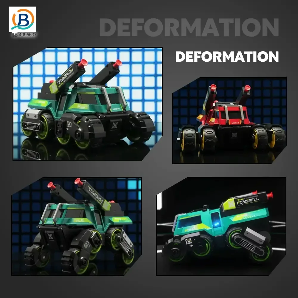 Diecast Ejection 2-in-1 Chariot with Deformation, Lights, and Battle Play (TB-4095637) — product photograph 3
