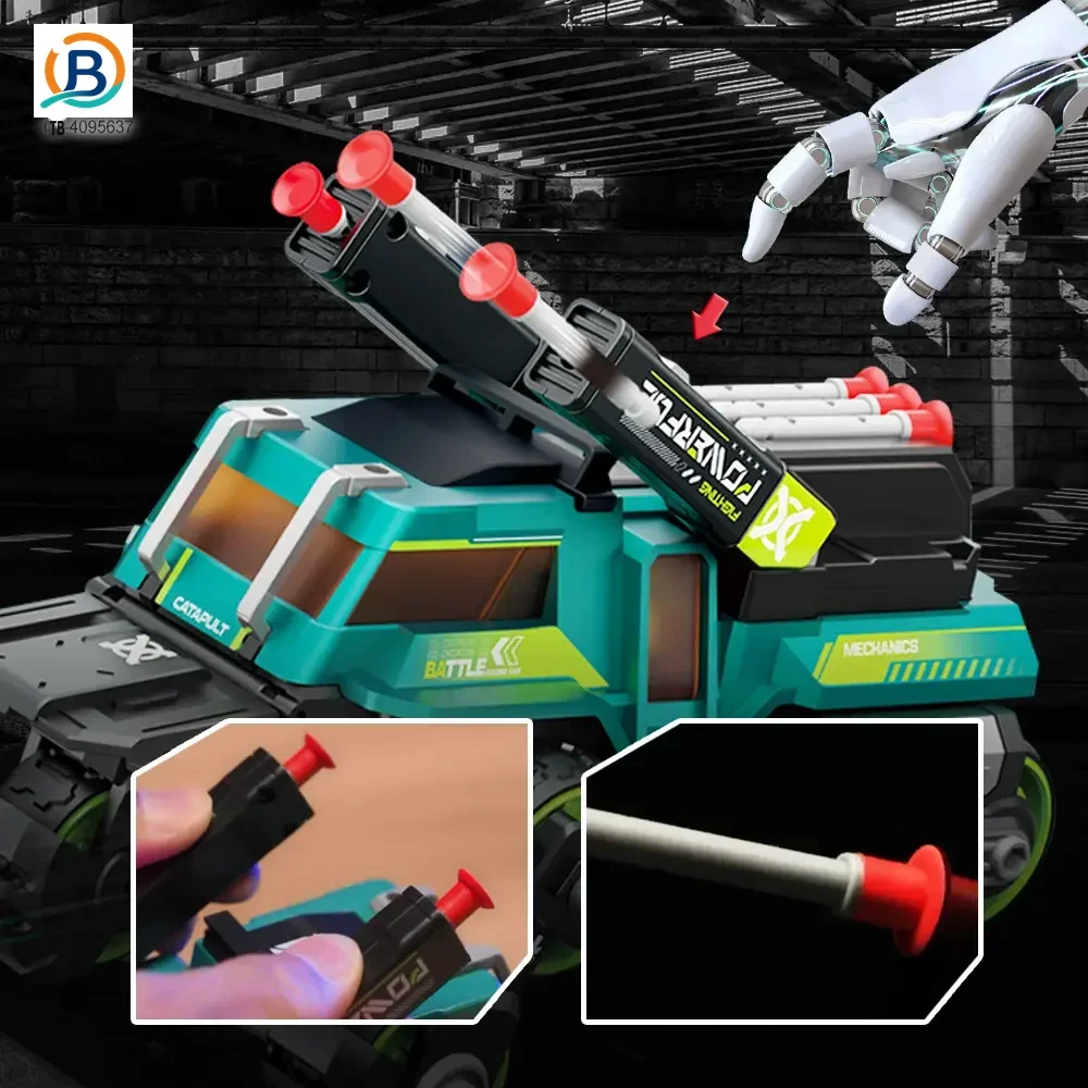 Diecast Ejection 2-in-1 Chariot with Deformation, Lights, and Battle Play (TB-4095637) — product photograph 5