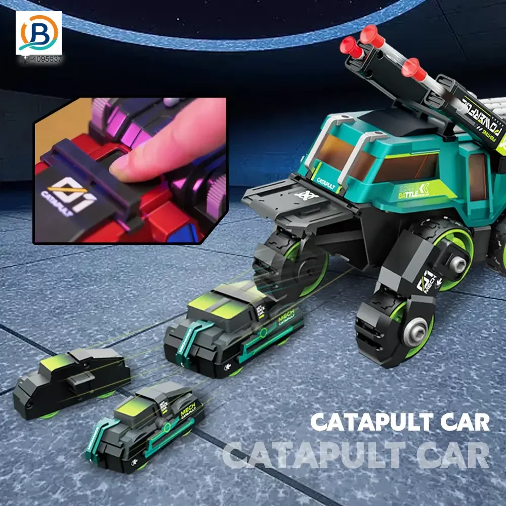 Diecast Ejection 2-in-1 Chariot with Deformation, Lights, and Battle Play (TB-4095637) — product photograph 6