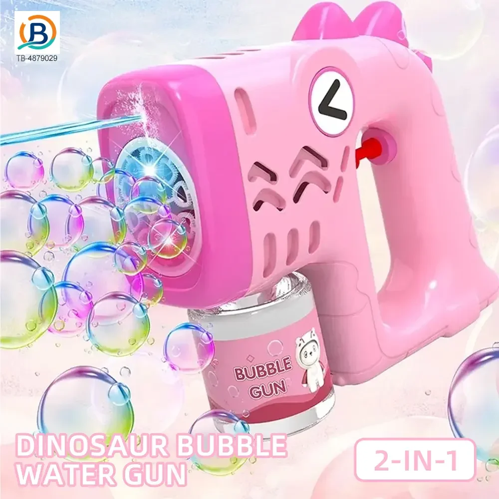 2-in-1 Dinosaur Bubble Water Gun Toy For Kids (TB-4879029) — product photograph 4