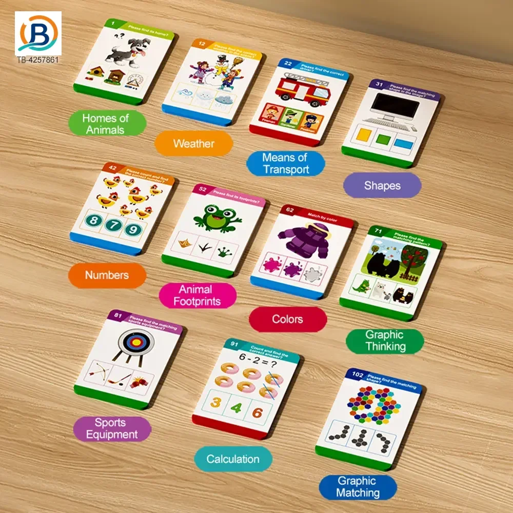 Interactive Multi-Language Card Learning Machine with 110 Knowledge Points (TB-4257861) — product photograph 4