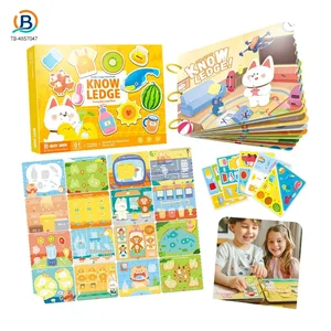 Wholesale Magic Sticker Book for Kids with Four Learning Themes & Reusable Design