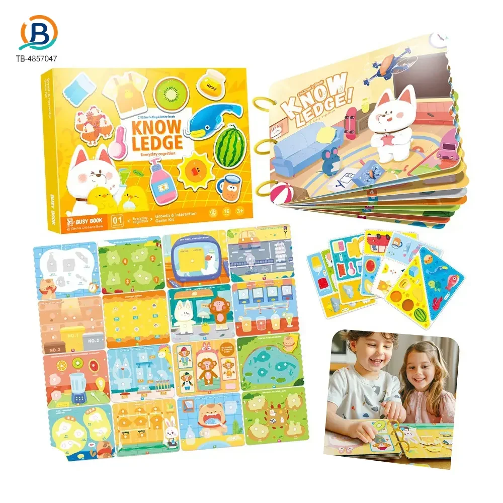 Magic Sticker Book for Kids with Four Learning Themes & Reusable Design (TB-4857047) — product photograph 1