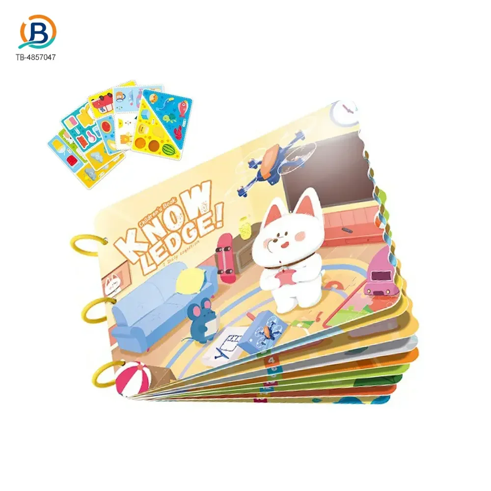 Magic Sticker Book for Kids with Four Learning Themes & Reusable Design (TB-4857047) — product photograph 2