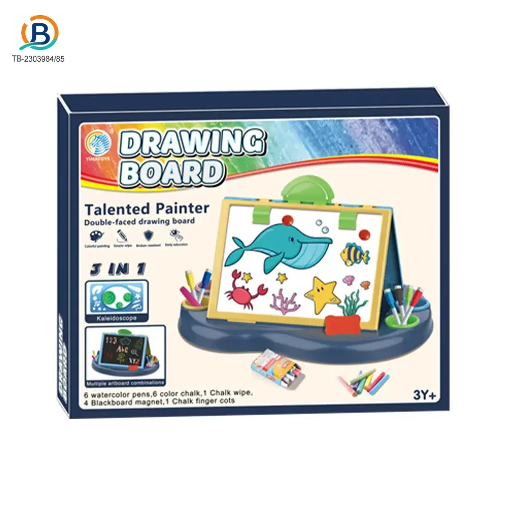 Kids Dual-Sided Painting Table with Chalkboard & Whiteboard (TB-2303984) — product photograph 5