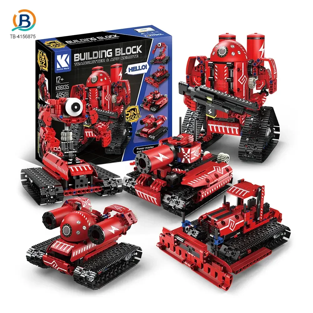 5-in-1 Programming Electric Robot with RC/APP Control & Transformable Models (TB-4156875) — product photograph 7