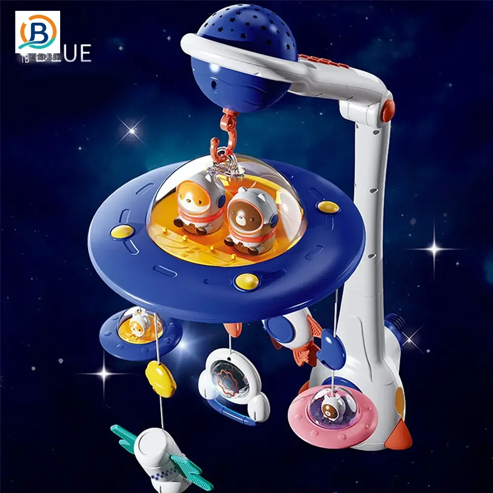 Soothing Space Bed Bell with Star Projection, Music, and Rotating Pendant (TB-4118887) — product photograph 2