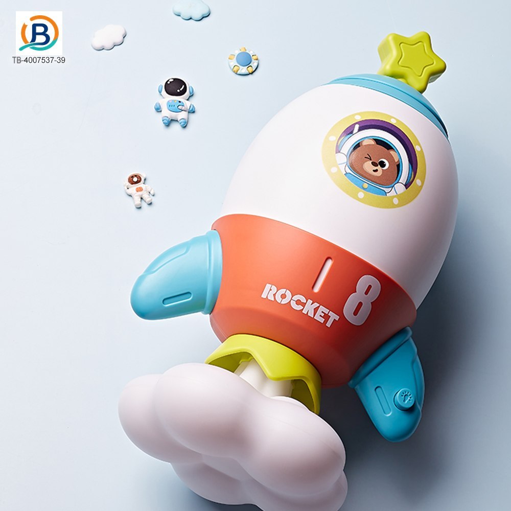 Rocket Piggy Bank Toy with Night Light (TB-4007537) — product photograph 2