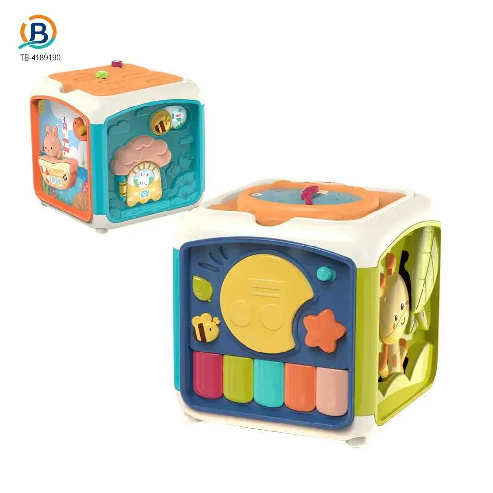 7-in-1 Activity Cube Seven Facet Toy with Music, Shapes, and Interactive Play (TB-4189190) — product photograph 1