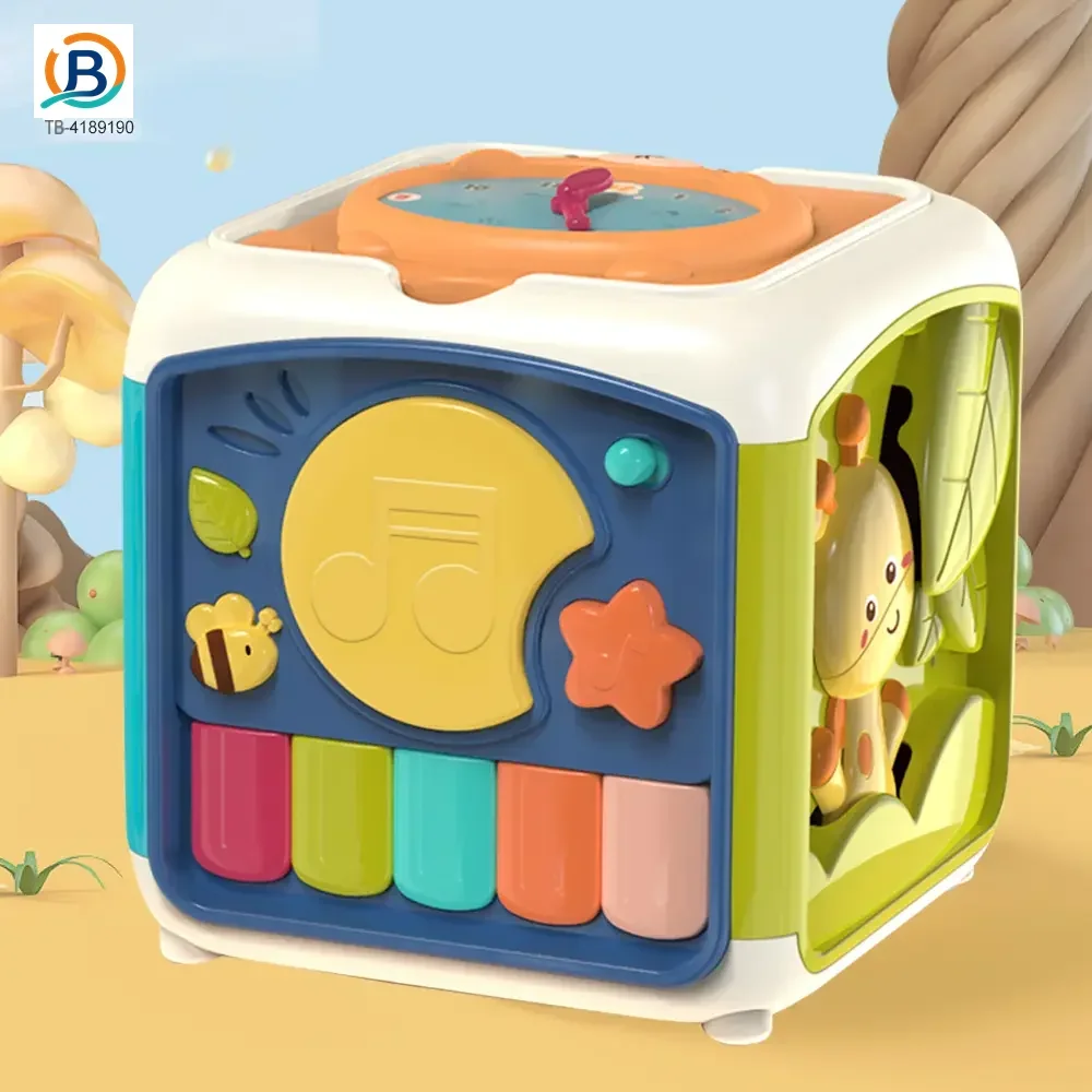 7-in-1 Activity Cube Seven Facet Toy with Music, Shapes, and Interactive Play (TB-4189190) — product photograph 2