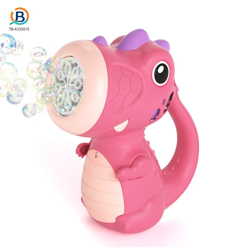 Cute Dinosaur Bubble Machine with Lights & Music (TB-4330915) — product photograph 2