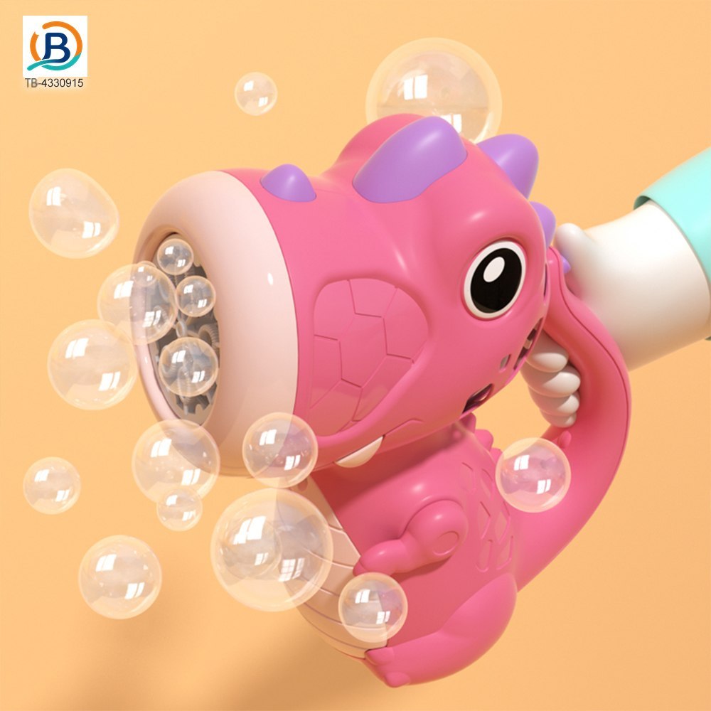 Cute Dinosaur Bubble Machine with Lights & Music (TB-4330915) — product photograph 5